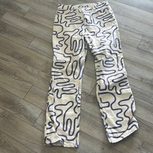 Zara printed jeans size 10